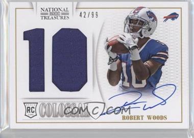 2013 Panini National Treasures - Rookie Colossal Materials - Jersey Number Signatures #31 - Robert Woods /99