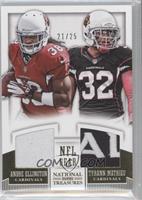 Andre Ellington, Tyrann Mathieu #/25