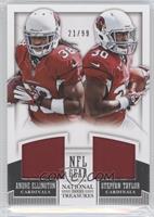 Andre Ellington, Stepfan Taylor #/99