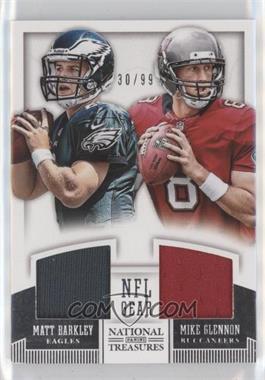 2013 Panini National Treasures - Rookie NFL Gear Combo Player Materials #30 - Matt Barkley, Mike Glennon /99