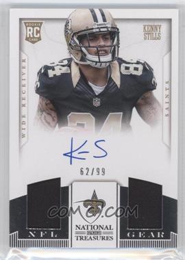 2013 Panini National Treasures - Rookie NFL Gear Materials - Dual Signatures #18 - Kenny Stills /99