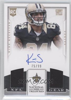 2013 Panini National Treasures - Rookie NFL Gear Materials - Dual Signatures #18 - Kenny Stills /99