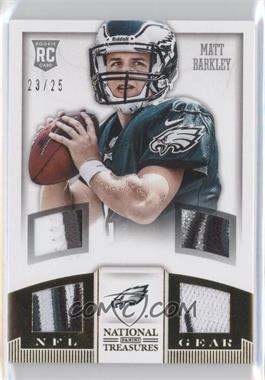 2013 Panini National Treasures - Rookie NFL Gear Materials - Quad Prime #26 - Matt Barkley /25