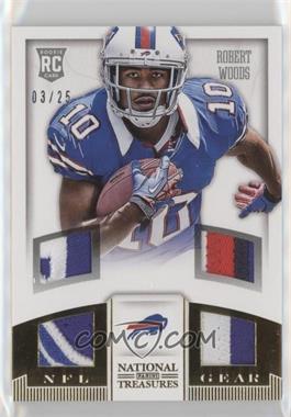 2013 Panini National Treasures - Rookie NFL Gear Materials - Quad Prime #31 - Robert Woods /25