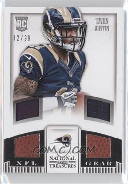 2013 Panini National Treasures - Rookie NFL Gear Materials - Quad #35 - Tavon Austin /99