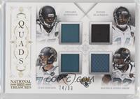 Denard Robinson, Justin Blackmon, Luke Joeckel, Maurice Jones-Drew #/99