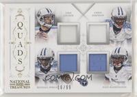 Jake Locker, Chris Johnson, Kendall Wright, Nate Washington [EX to NM…