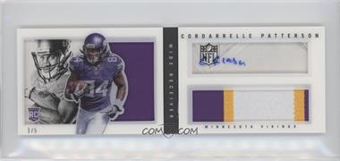 2013 Panini Playbook - Rookie Booklets - Black Signatures #204 - Cordarrelle Patterson /5
