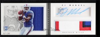2013 Panini Playbook - Rookie Booklets - Silver Signatures #209 - EJ Manuel /299