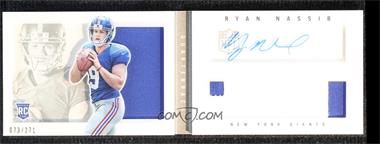 2013 Panini Playbook - Rookie Booklets - Silver Signatures #232 - Ryan Nassib /271