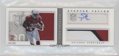 2013 Panini Playbook - Rookie Booklets - Silver Signatures #234 - Stepfan Taylor /299