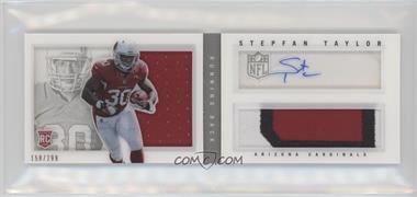 2013 Panini Playbook - Rookie Booklets - Silver Signatures #234 - Stepfan Taylor /299