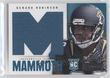 2013 Panini Playbook - Rookie Mammoth Materials #6 - Denard Robinson /99