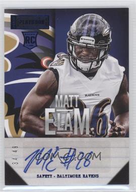 2013 Panini Playbook - Signatures - Blue #169 - Matt Elam /49