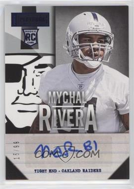 2013 Panini Playbook - Signatures - Blue #182 - Mychal Rivera /99