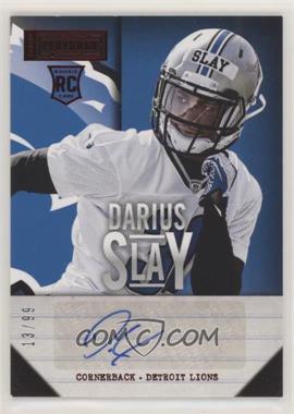 2013 Panini Playbook - Signatures - Red #122 - Darius Slay /99