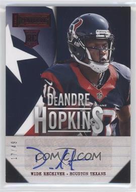 2013 Panini Playbook - Signatures - Red #125 - DeAndre Hopkins /49