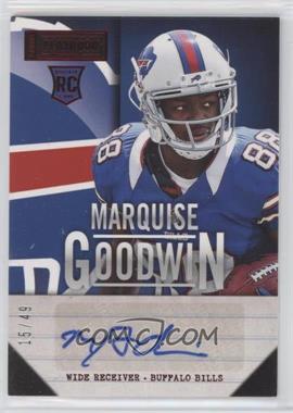2013 Panini Playbook - Signatures - Red #167 - Marquise Goodwin /49