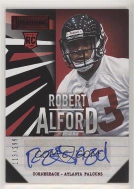 2013 Panini Playbook - Signatures - Red #185 - Robert Alford /299