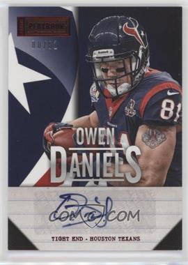 2013 Panini Playbook - Signatures - Red #93 - Owen Daniels /81