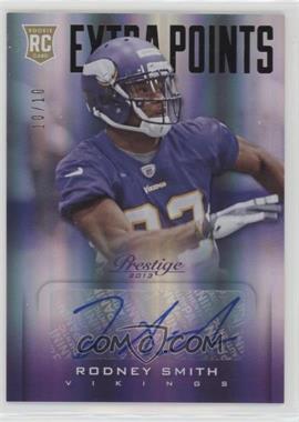 2013 Panini Prestige - [Base] - Extra Points Black Signatures #281 - Rookie - Rodney Smith /10