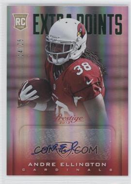 2013 Panini Prestige - [Base] - Extra Points Green Signatures #207 - Rookie - Andre Ellington /25