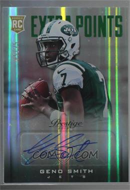 2013 Panini Prestige - [Base] - Extra Points Green Signatures #234 - Rookie - Geno Smith /25 [Noted]