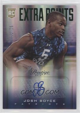 2013 Panini Prestige - [Base] - Extra Points Green Signatures #246 - Rookie - Josh Boyce /25