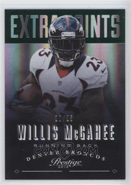 2013 Panini Prestige - [Base] - Extra Points Green #61 - Willis McGahee /25