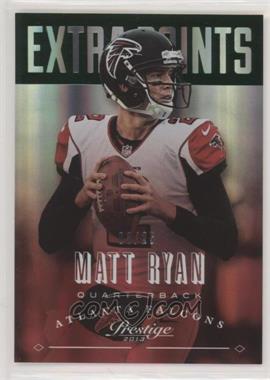 2013 Panini Prestige - [Base] - Extra Points Green #7 - Matt Ryan /25