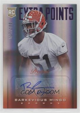 2013 Panini Prestige - [Base] - Extra Points Purple Signatures #208 - Rookie - Barkevious Mingo /100