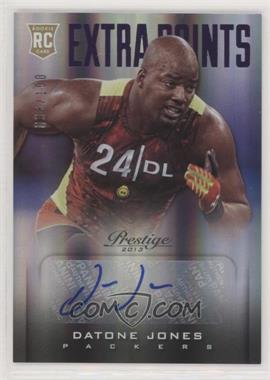 2013 Panini Prestige - [Base] - Extra Points Purple Signatures #224 - Rookie - Datone Jones /100