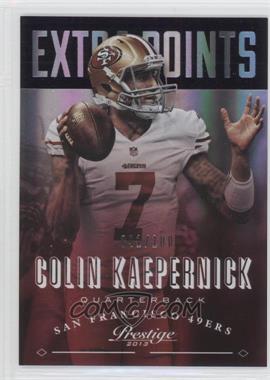 2013 Panini Prestige - [Base] - Extra Points Purple #170 - Colin Kaepernick /100