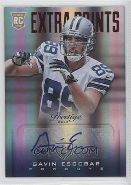2013 Panini Prestige - [Base] - Extra Points Red Signatures #233 - Rookie - Gavin Escobar