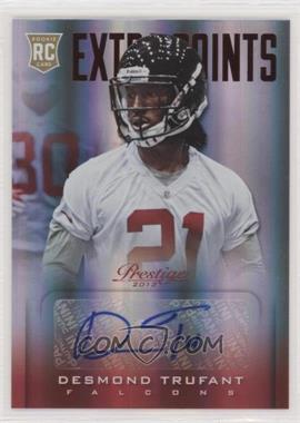 2013 Panini Prestige - [Base] - Extra Points Red Signatures #262 - Rookie - Desmond Trufant