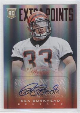 2013 Panini Prestige - [Base] - Extra Points Red Signatures #278 - Rookie - Rex Burkhead