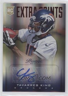 2013 Panini Prestige - [Base] - Extra Points Red Signatures #289 - Rookie - Tavarres King