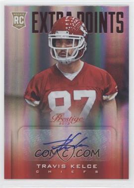 2013 Panini Prestige - [Base] - Extra Points Red Signatures #293 - Rookie - Travis Kelce