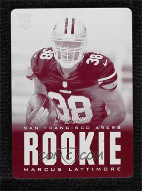 2013 Panini Prestige - [Base] - Printing Plate Magenta #260 - Rookie - Marcus Lattimore /1