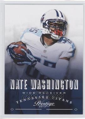 2013 Panini Prestige - [Base] #191 - Nate Washington