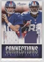 Eli Manning, Hakeem Nicks #/199