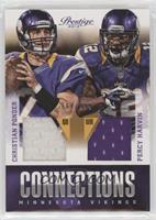 Christian Ponder, Percy Harvin #/299