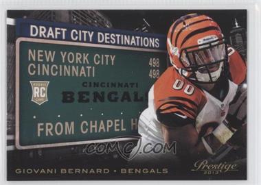 2013 Panini Prestige - Draft City Destinations #11 - Giovani Bernard