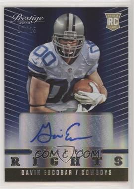 2013 Panini Prestige - Draft Pick Rights Autographs #14 - Gavin Escobar /25