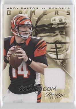 2013 Panini Prestige - Gamers Materials #4 - Andy Dalton