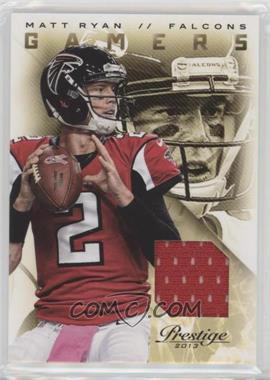 2013 Panini Prestige - Gamers Materials #67 - Matt Ryan [Noted]