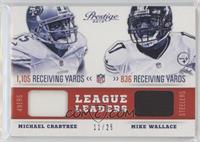 Mike Wallace, Michael Crabtree #/25