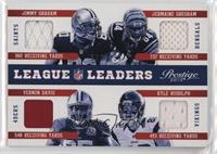 Jermaine Gresham, Jimmy Graham, Kyle Rudolph, Vernon Davis #/199