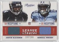 Justin Blackmon, Kendall Wright #/299