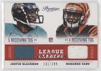 Mohamed Sanu, Justin Blackmon [Good to VG‑EX] #/299